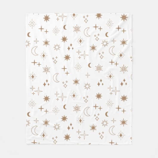Sternmuster der Astrologie Fleecedecke (Vorderseite)
