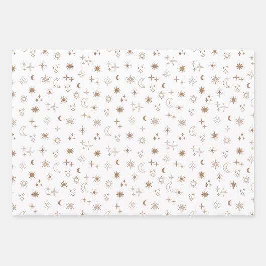Sternmuster der Astrologie Geschenkpapier Set (Vorderseite 3)