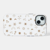 Sternmuster der Astrologie iPhone 15 Hülle (Rückseite (Horizontal))