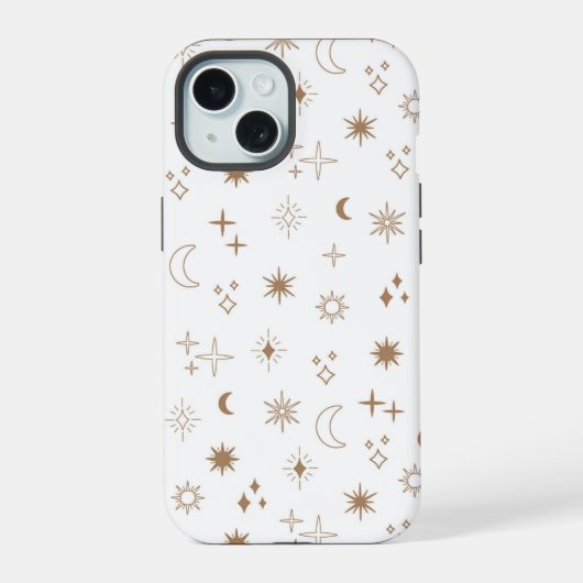 Sternmuster der Astrologie iPhone 15 Hülle (Rückseite)