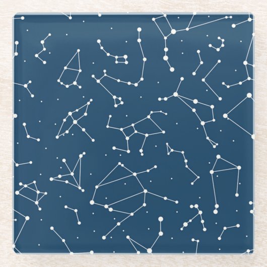 Sternmuster der Konstellation Glasuntersetzer (Vorderseite)