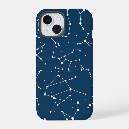 Sternmuster der Konstellation iPhone 15 Hülle (Rückseite)