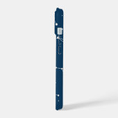 Sternmuster der Konstellation iPhone 15 Hülle (Linke Seite)