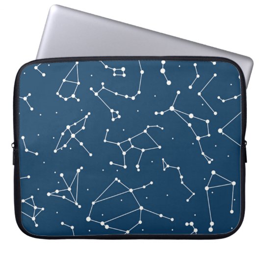 Sternmuster der Konstellation Laptopschutzhülle (Vorderseite)