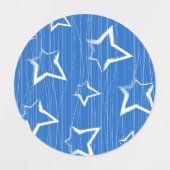 Sternmuster Etiketten (Design 2)