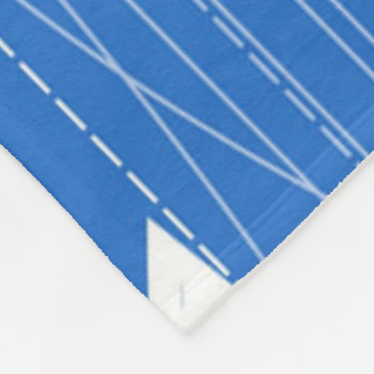 Sternmuster Fleecedecke (Ecke)