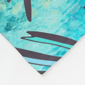 Sternmuster Fleecedecke (Ecke)