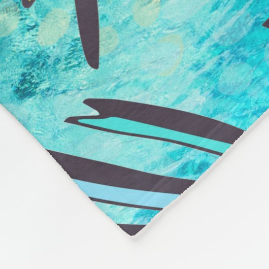 Sternmuster Fleecedecke (Ecke)