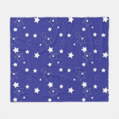 Sternmuster Fleecedecke (Vorderseite (Horizontal))