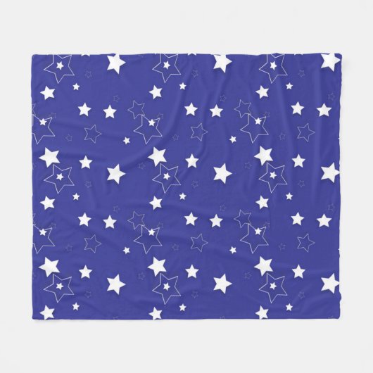 Sternmuster Fleecedecke (Vorderseite (Horizontal))