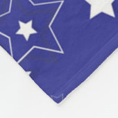 Sternmuster Fleecedecke (Ecke)