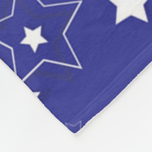 Sternmuster Fleecedecke (Ecke)