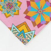 Sternmuster Fleecedecke (Ecke)