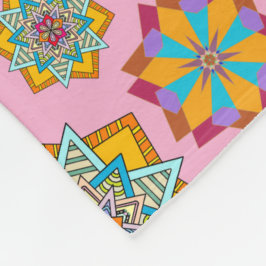 Sternmuster Fleecedecke