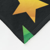 Sternmuster Fleecedecke (Ecke)