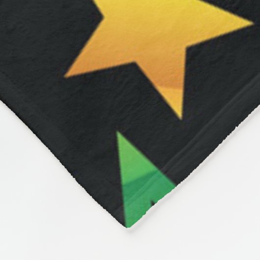 Sternmuster Fleecedecke (Ecke)