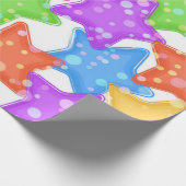 Sternmuster Geschenkpapier (Ecke)