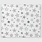 Sternmuster Geschenkpapier (Flach)