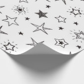 Sternmuster Geschenkpapier (Ecke)