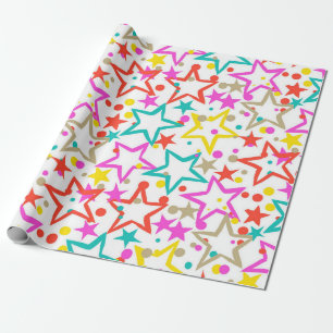 Sternmuster Geschenkpapier