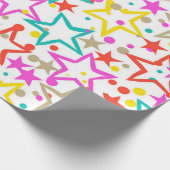 Sternmuster Geschenkpapier (Ecke)