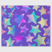 Sternmuster Geschenkpapier (Flach)