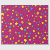 Sternmuster Geschenkpapier (Flach)