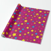 Sternmuster Geschenkpapier (Ungerollt)