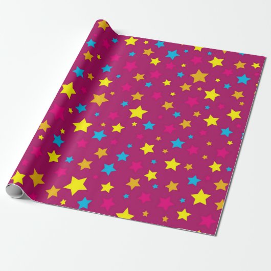 Sternmuster Geschenkpapier (Ungerollt)