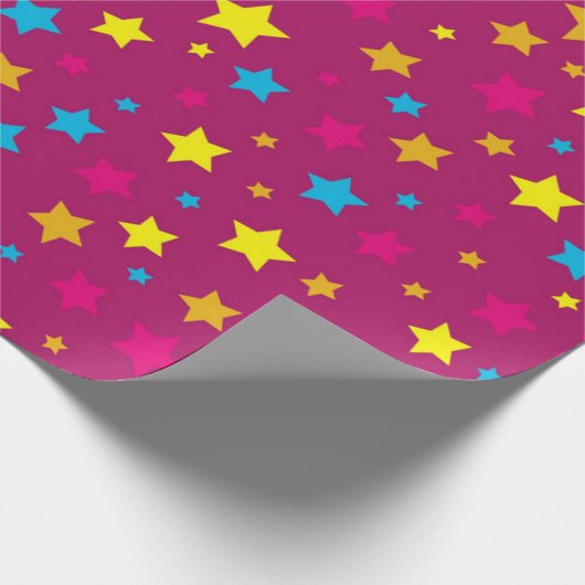 Sternmuster Geschenkpapier (Ecke)