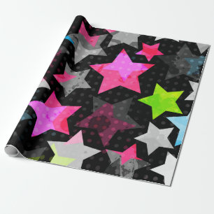 Sternmuster Geschenkpapier