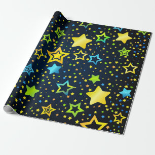 Sternmuster Geschenkpapier