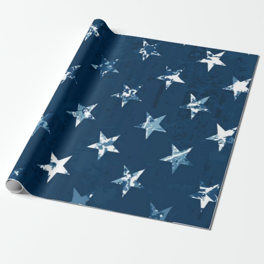 Sternmuster Geschenkpapier (Ungerollt)