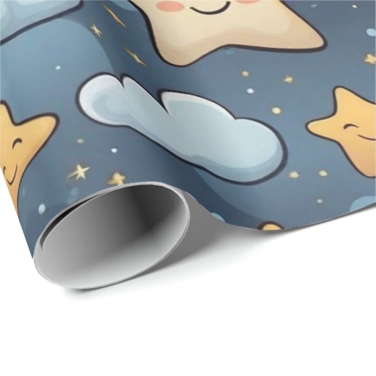 Sternmuster Geschenkpapier (Rolleneckpunkt)