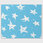 Sternmuster Geschenkpapier (Flach)