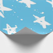 Sternmuster Geschenkpapier (Ecke)