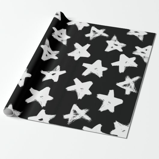 Sternmuster Geschenkpapier (Ungerollt)