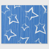 Sternmuster Geschenkpapier (Flach)