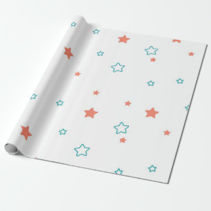 Sternmuster Geschenkpapier