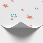 Sternmuster Geschenkpapier (Ecke)