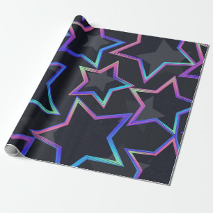 Sternmuster Geschenkpapier