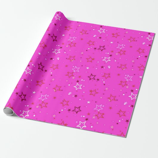 Sternmuster Geschenkpapier (Ungerollt)