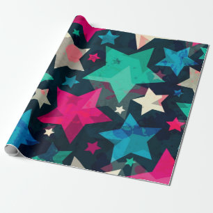 Sternmuster Geschenkpapier