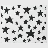 Sternmuster Geschenkpapier (Flach)