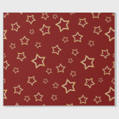 Sternmuster Geschenkpapier (Flach)