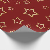 Sternmuster Geschenkpapier (Ecke)