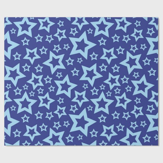 Sternmuster Geschenkpapier (Flach)