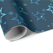 Sternmuster Geschenkpapier (Rolleneckpunkt)