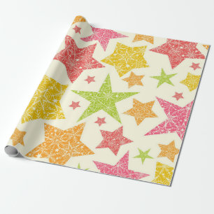 Sternmuster Geschenkpapier