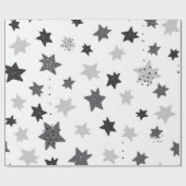 Sternmuster Geschenkpapier (Flach)